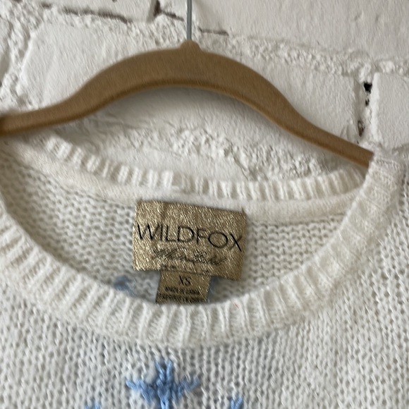 Wildfox Couture Lennon Snowflake Sweater xs $258 - Picture 7 of 7